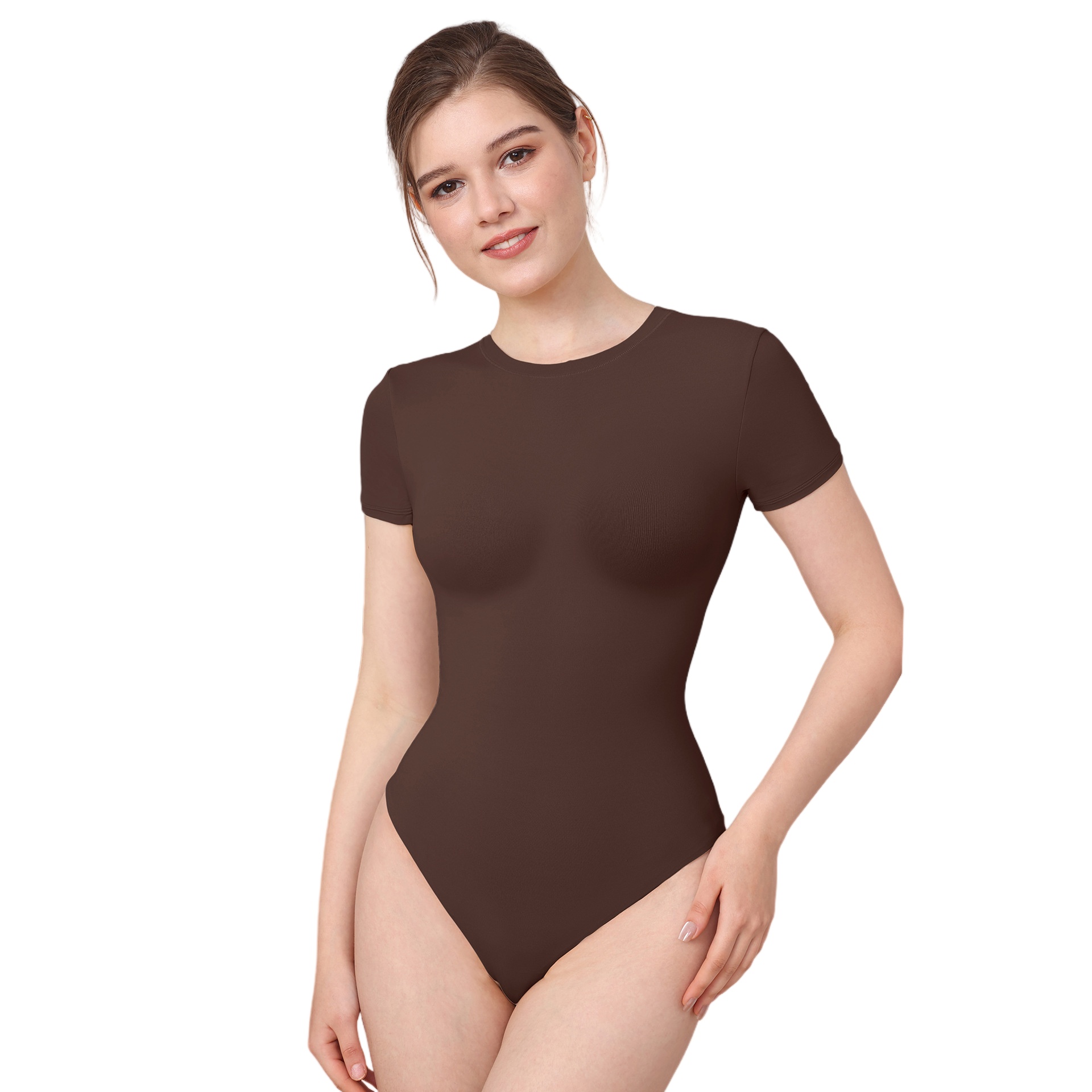 Womens Bodycon Jumpsuit - Slimming Seamless Body Shaper Bodysuit